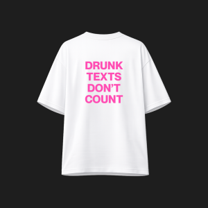 DRUNK TEXT TEE Sugar